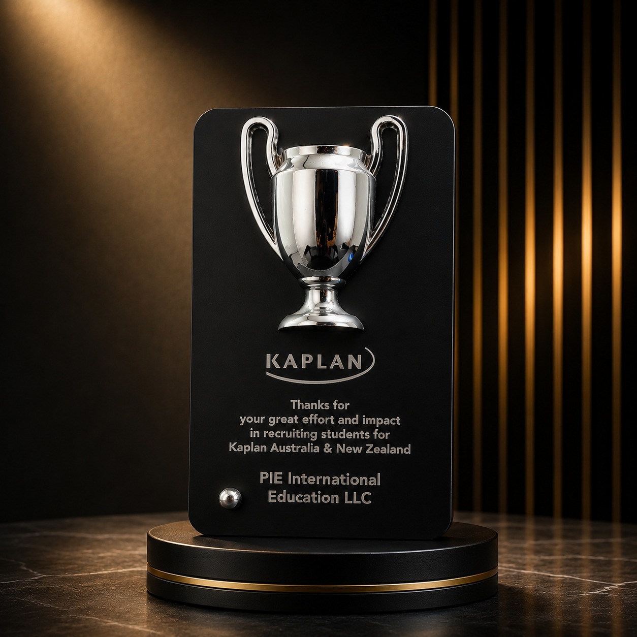 Kaplan Thank You Award
