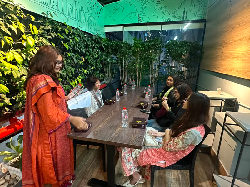 Students relaxing and networking during Student Life activities