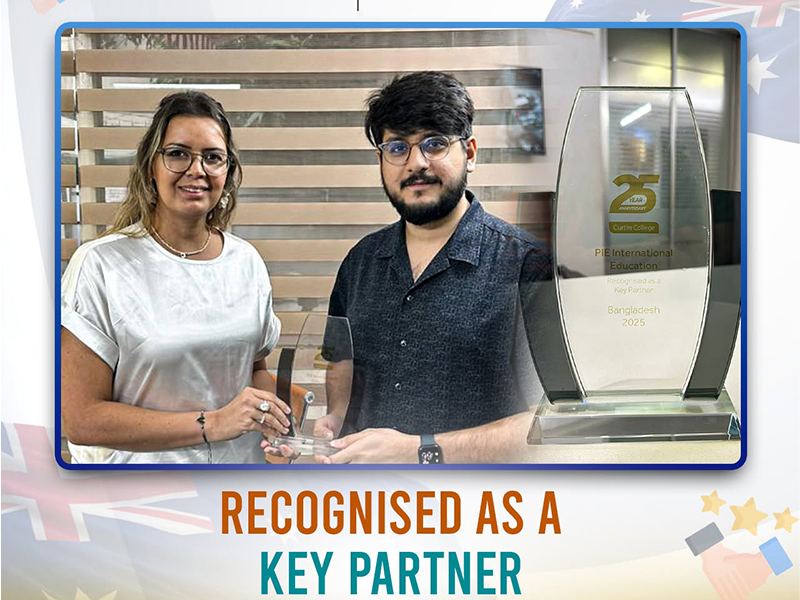 Recognised as a key partner award moment